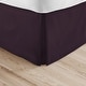 preview thumbnail 8 of 19, Becky Cameron Pleated 14-inch Drop Bed Skirt California King - Purple