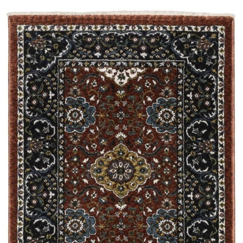 HomeRootsMedallion Traditional Rectangle Area Rug