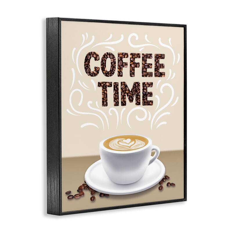 Stupell Traditional Coffee Time Brew Framed Giclee Art Design By Marcus Prime
