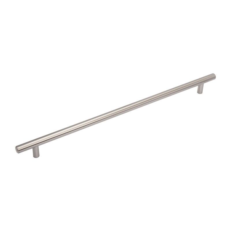 Utopia Alley Carli Cabinet Pull Handle, Brushed nickel/Matt Black 3", 5" and 12.5" Center to Center