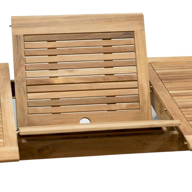 Amazonia Hawaii FSC Solid Teak 7 Piece Rectangular Outdoor Patio Dining Set