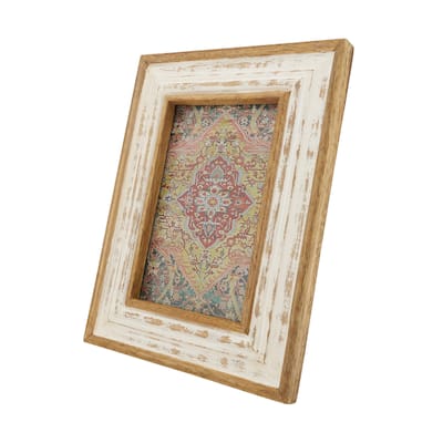 Rustic Weathered Wood Photo Frame