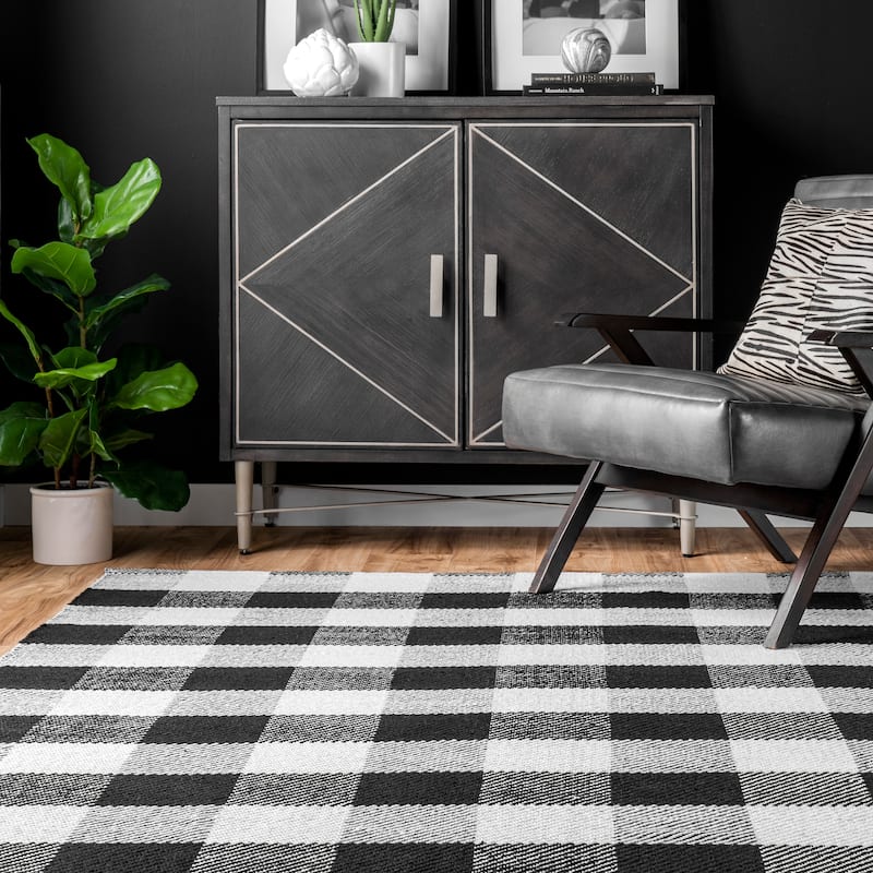 Nuloom Rylie Buffalo Plaid Flatweave Area Rug