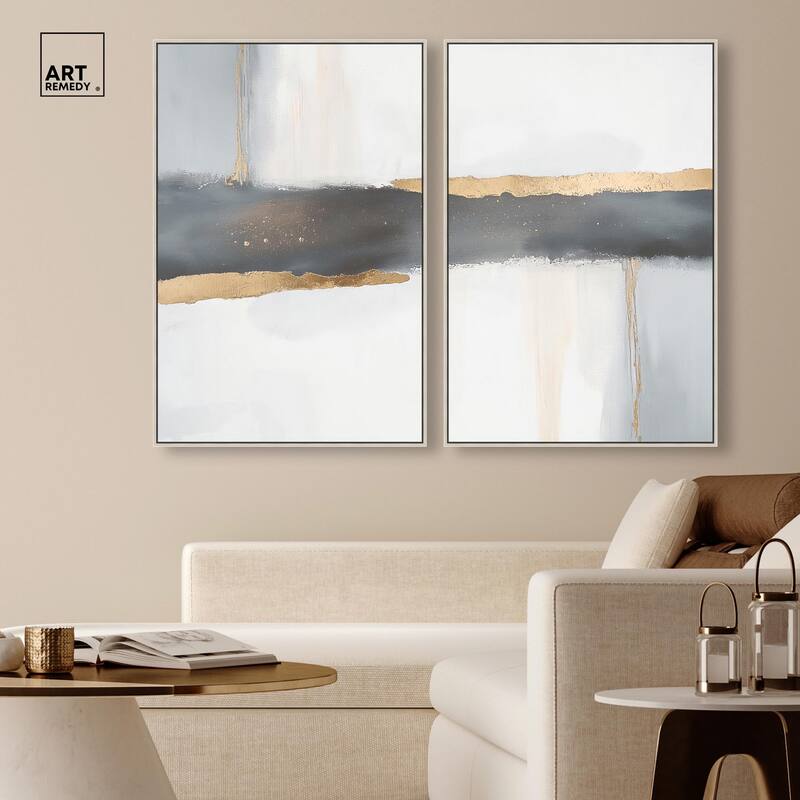 Azure Horizon I Canvas Set of 2 by Art Remedy