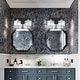 preview thumbnail 148 of 182, 2/3/4-Light Modern Bathroom Crystal Vanity Light Wall Sconces