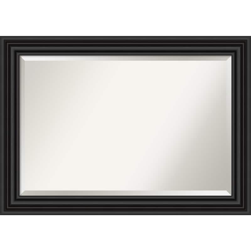 Beveled Wall Mirror - Colonial Black Frame - Colonial Black