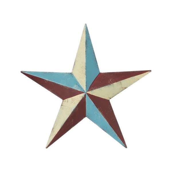 Shop Tough 1 Western Star Metal Rustic Multi 12 Red Tan Blue