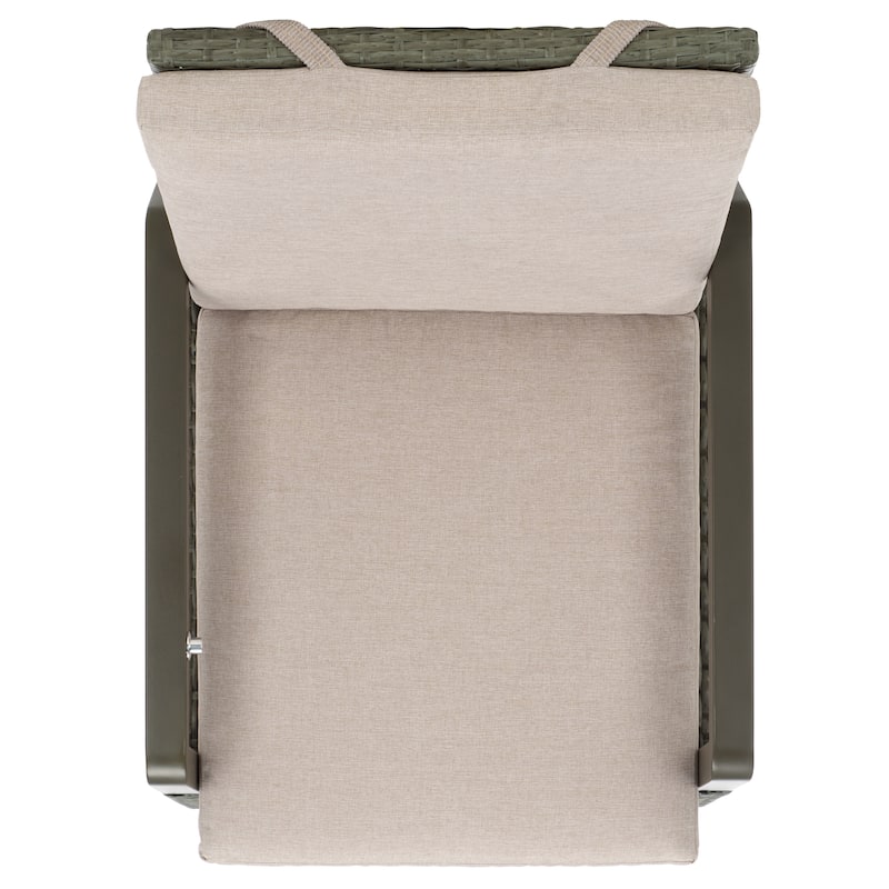 SAFAVIEH Outdoor Patio Furniture Herman Recliner Chair - 22"W x 32"D x 42"H