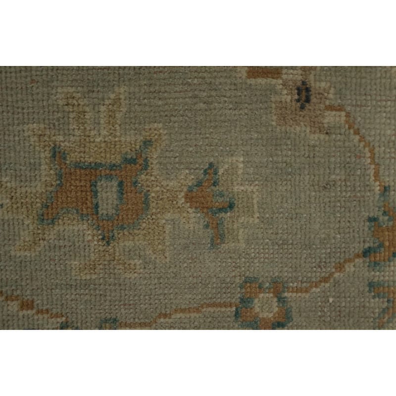 Hand Knotted Oriental 100% Wool Carpet Traditional Floral Greys & Charcoal Ziegler Area Rug - 8' 1'' X 6' 0''