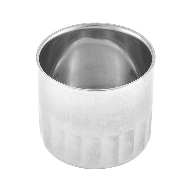 Household Restaurant Stainless Steel Tea Cup Container Silver Tone 6cm Diameter