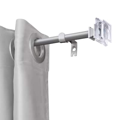 UTOPIA ALLEY Wall Mounted 3/4 Inch Curtain Rod - Adjustable Drapery Rods, Bedroom & Living Room Decorative Curtain Rods