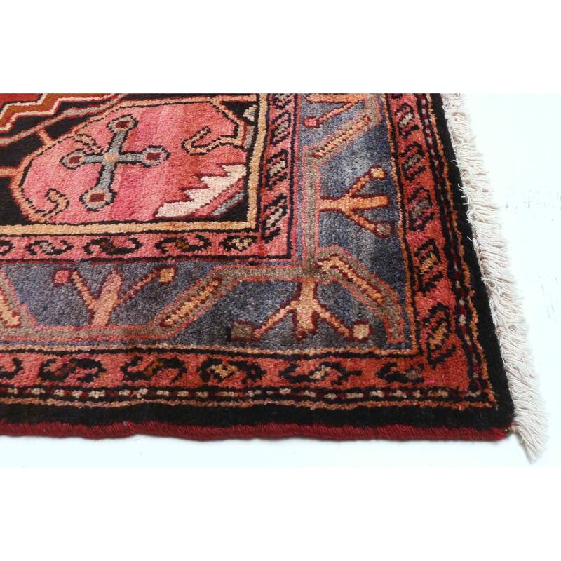 ECARPETGALLERY Hand-knotted Anadol Red Wool Rug - 3'7 x 9'2
