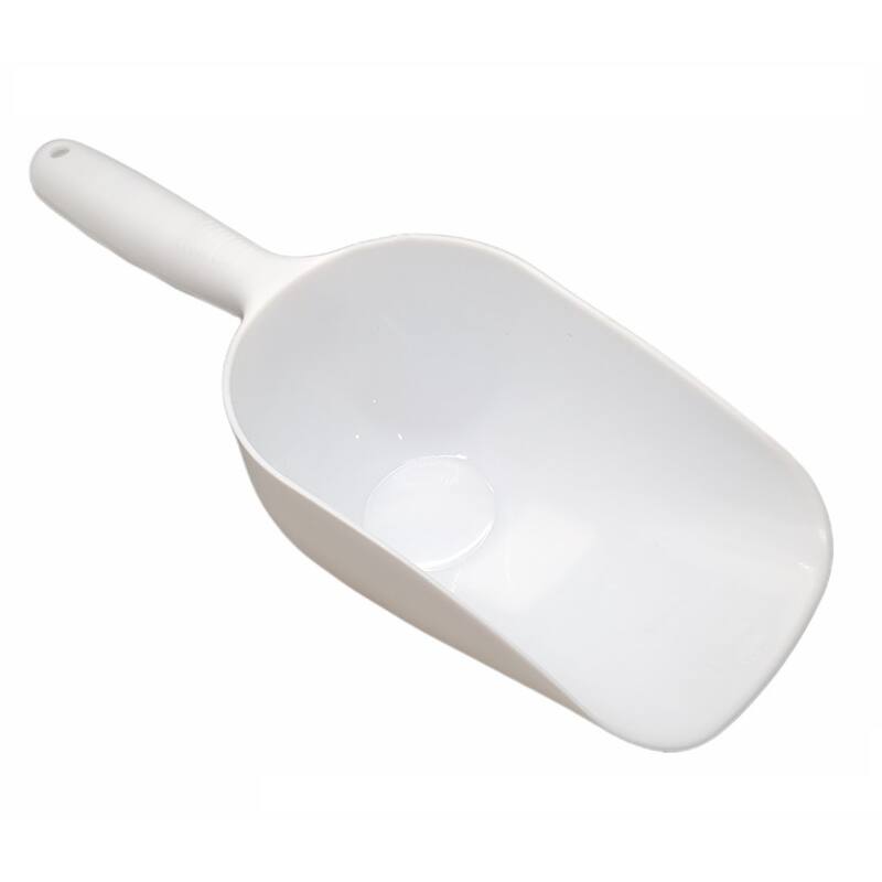 Handy Housewares 12" Long Jumbo Plastic Scoop, Great in the Kitchen for Flour, Sugar, Cereal, For Pet Food Feeding,... - 1 Pack