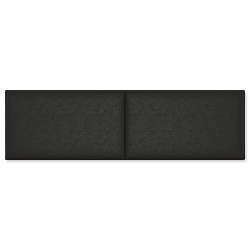 Jaxx Panelist Modern Padded Headboard in Premuim Vegan Leather - Set of 2 Wall Mounted Panels