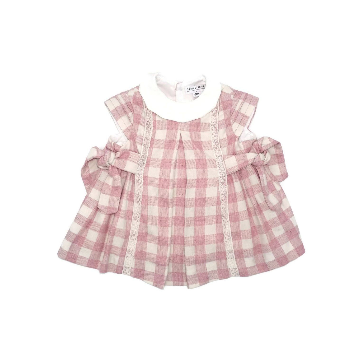 checkered baby dress