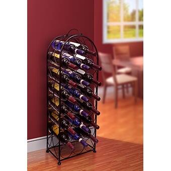 Sorbus Bordeaux Chateau Wine Rack - Holds 23 Bottles of Wine - French Style