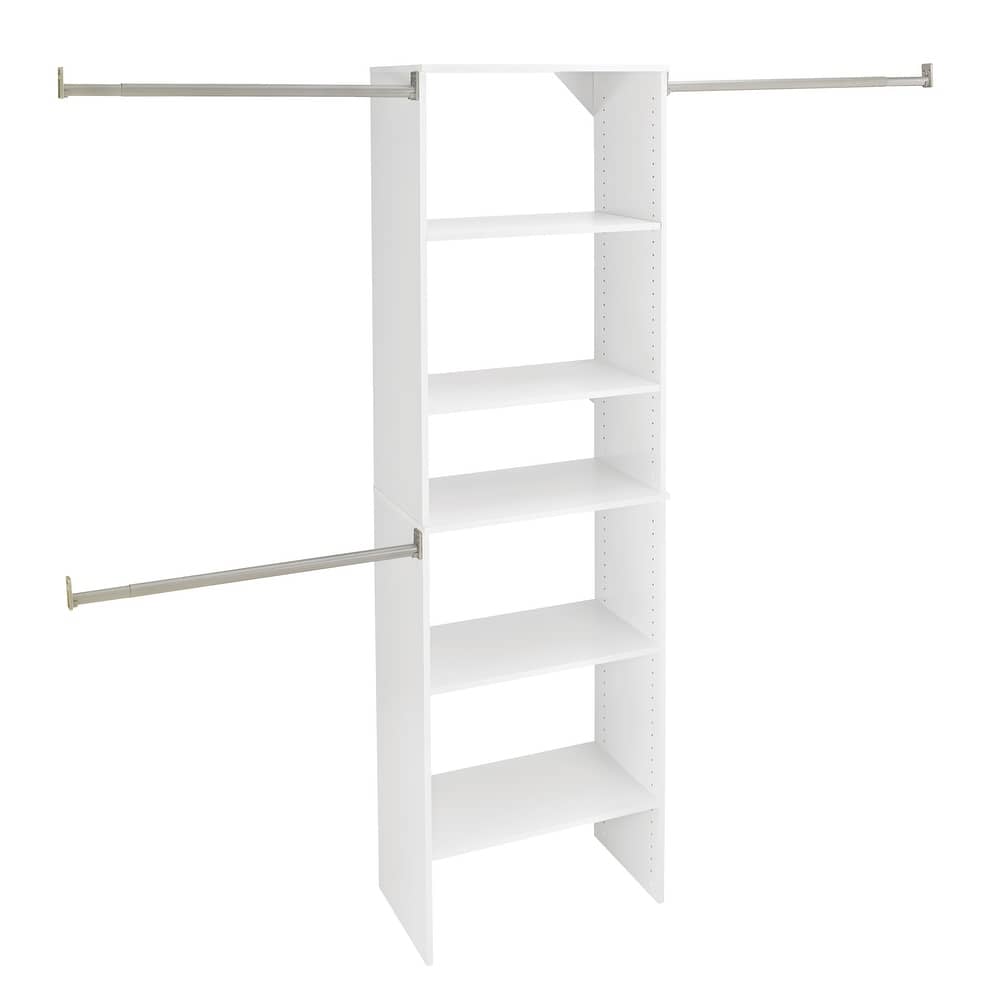 ClosetMaid SuiteSymphony 25-inch Wide Tower Starter Closet Organizer