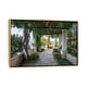 preview thumbnail 8 of 10, iCanvas "Villa San Michele, Capri Island, Italy" by Jan Becke Framed Canvas Print Gold - 18x26