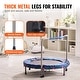 preview thumbnail 6 of 17, Foldable 36 Inch Toddler Trampoline for Indoor Outdoor Active Play