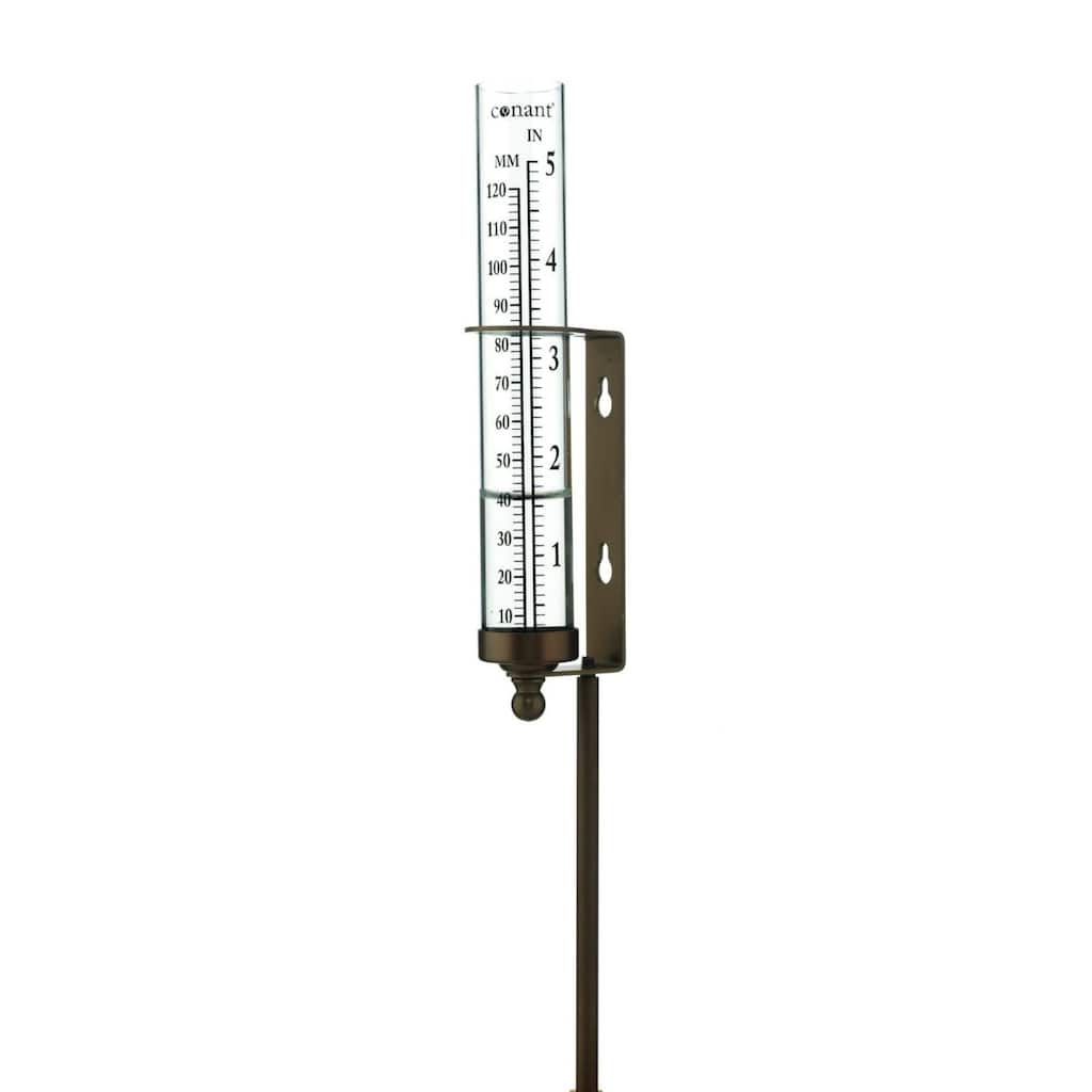 11" Bronze and Clear Dual Purpose Rain and Watering Gauge
