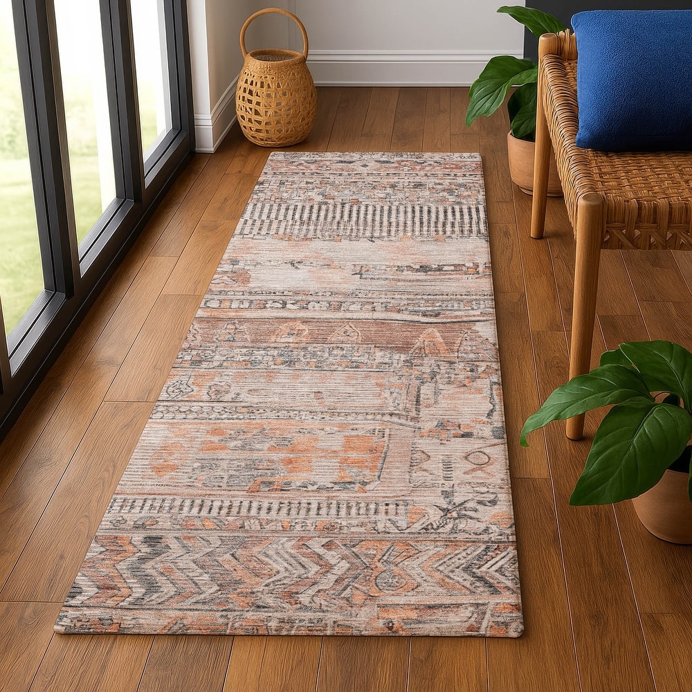 Premium Washable Super Soft Modern Global Mayfield Rug