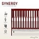 preview thumbnail 4 of 9, Dream On Me Synergy 5-In-1 Convertible Crib In Cherry