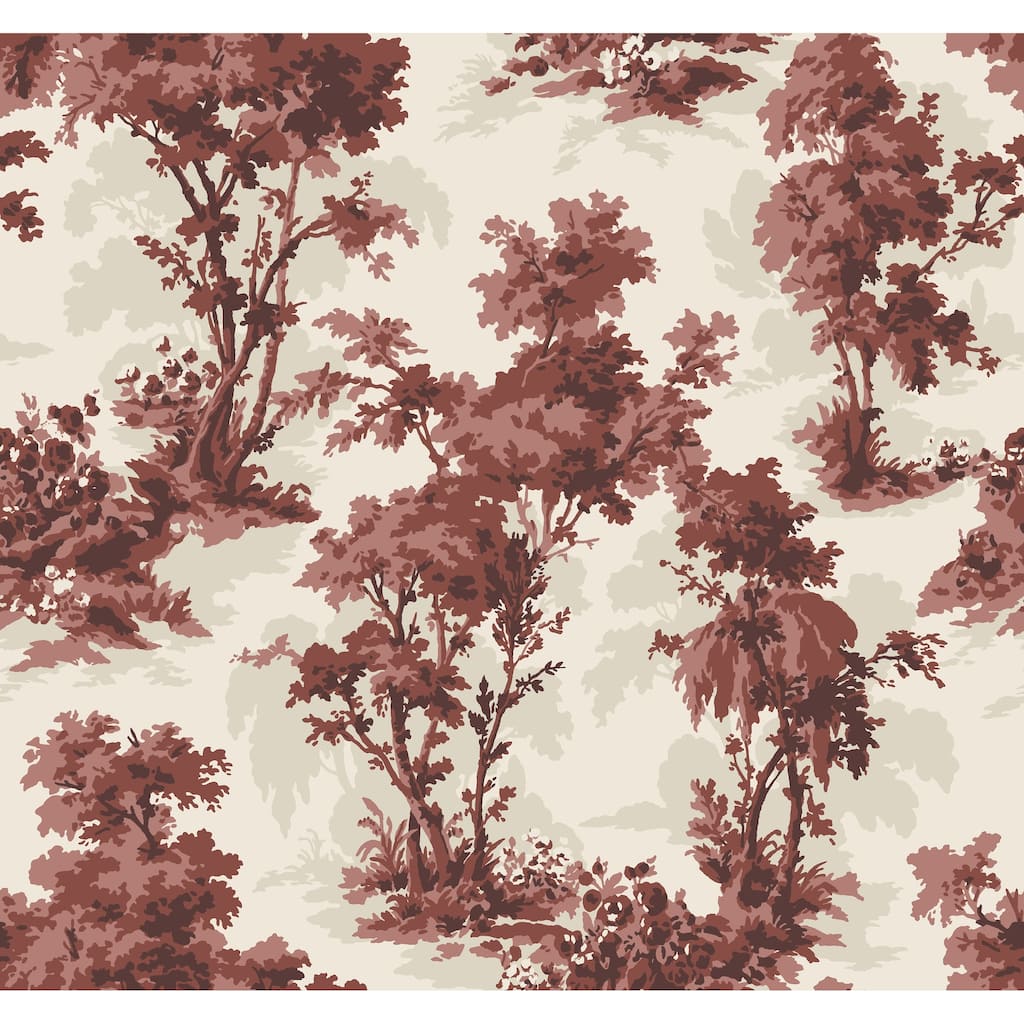 Chris Loves Julia x A-Street Prints Sainsbury Ruby Forest Wallpaper