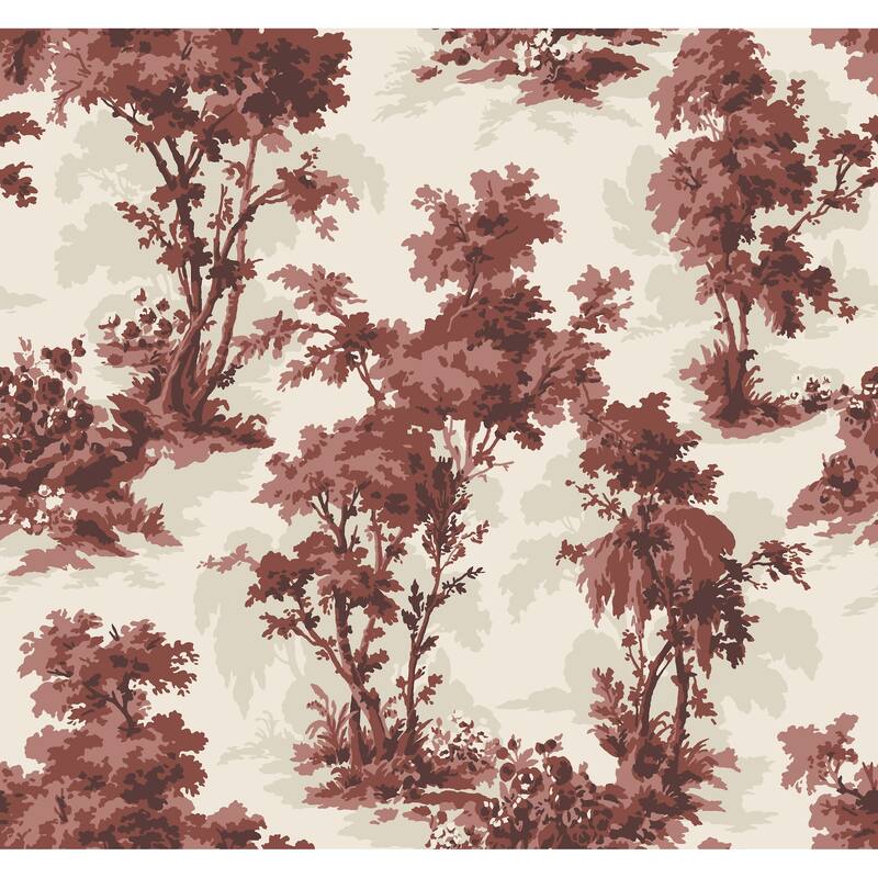 Chris Loves Julia x A-Street Prints Sainsbury Ruby Forest Wallpaper