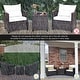 preview thumbnail 17 of 81, Costway 3PCS Patio Rattan Furniture Set Cushioned Conversation Set - See Details