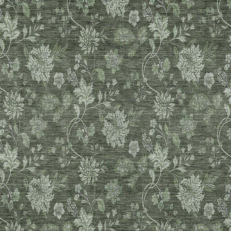 HomeRoots Floral Transitional Rectangle Outdoor Rug