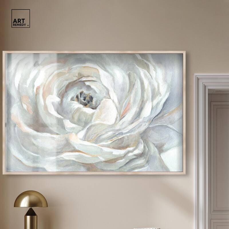 Powdery Peony Shadowbox by Art Remedy