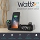 preview thumbnail 2 of 6, Wattz 2.0 Projection 10W Wireless Charging Alarm with Docking Station
