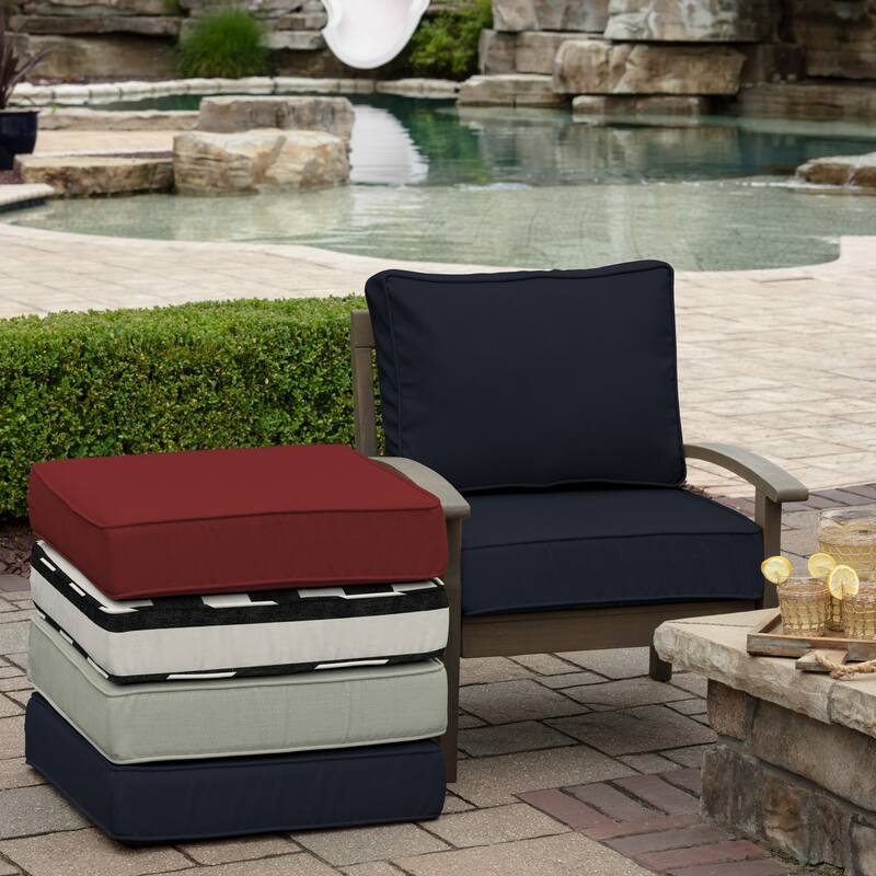 Arden Selections ProFoam Outdoor Plush Deep Seat Set