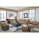 preview thumbnail 1 of 13, Signature Design by Ashley Lombardia Brown 4-Piece Upholstery Package - 96"W x 40"D x 35"H