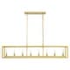 preview thumbnail 8 of 36, Modern Farmhouse 8-light 48In Rectangle Linear Chandelier for Dining Room with UL Certified