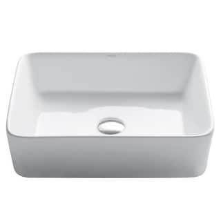 Kraus 18-3/4" Ceramic Vessel Bathroom Sink Only