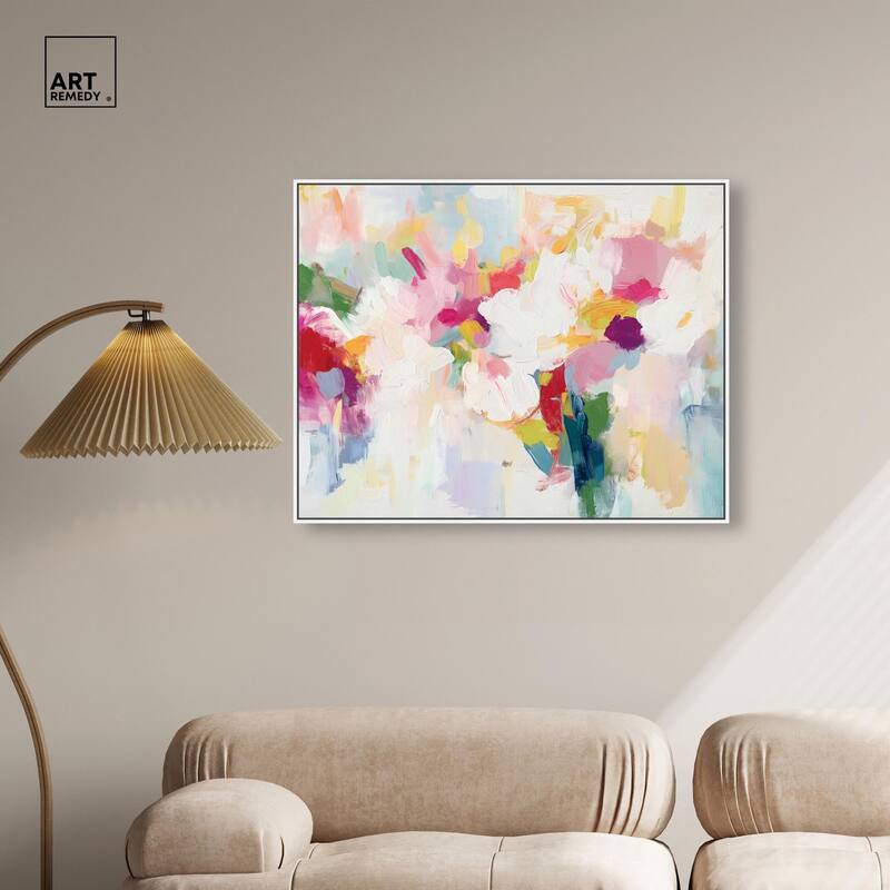 Saturated Colors I Canvas by Art Remedy