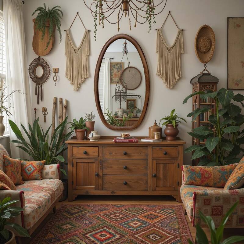 Serra Barrell Mirror - 27.5H x 15.5/8W x 1D