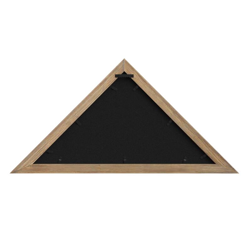 Solid Wood Display Case for 9.5 x 5 Veterans Flag