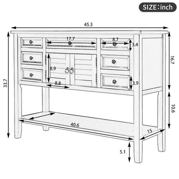 45 Light Blue Console Table With 7 Drawers Overstock 32756497 Or choose one with shelves or drawers if you want tidy storage for magazines and coasters.