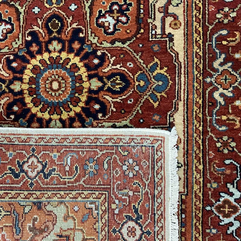 HERAT ORIENTAL Hand-knotted 2'10 x 5'1 Indo Serapi Wool Rug - 2'10" x 5'1"