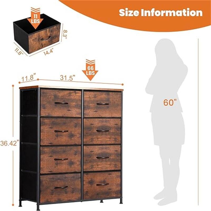 Dresser for Bedroom Tall Drawer Dresser