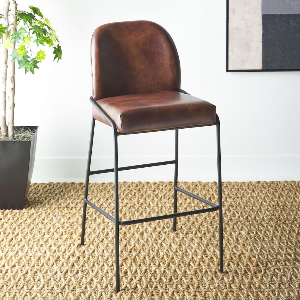 SAFAVIEH Ivey 30-inch Bar Stool - 20"W x 22"D x 42"H