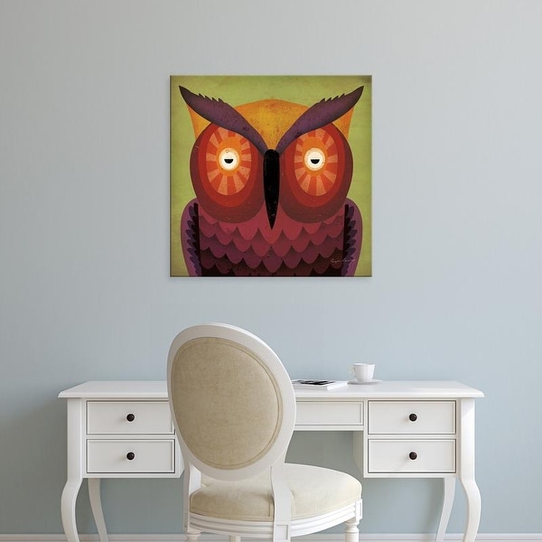 Easy Art Prints Ryan Fowler's 'Owl Wow' Premium Canvas Art
