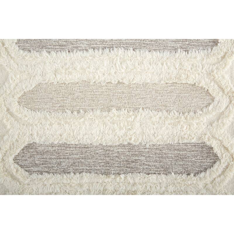 Grand Bazaar Elika Hand Tufted Abstract Transitional Area Rug