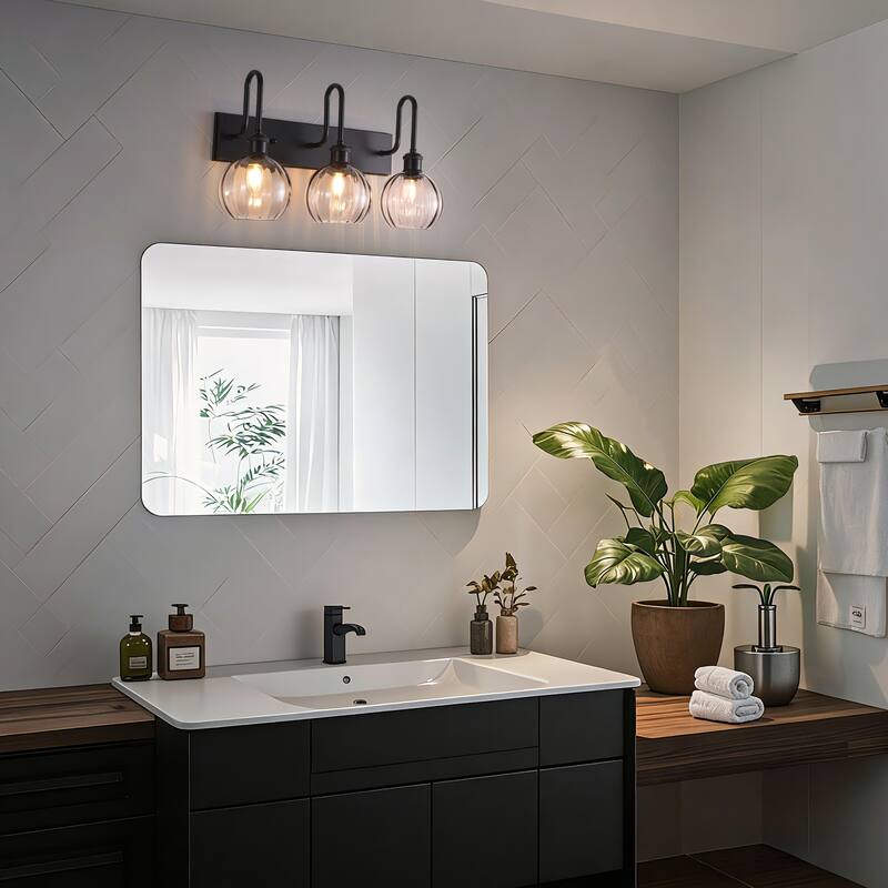 3-Light Dimmable Bathroom Vanity Light