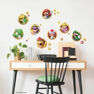 Super Mario Character Peel and Stick Wall Decals by RoomMates