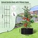 preview thumbnail 16 of 17, Galvanized Raised Garden Bed with Tomato Cages, Metal Planter Box
