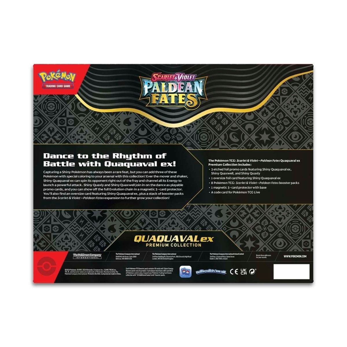 pokemon trading card game paldean fates pokemon ex premium collection TCG: Scarlet and Violet: Fates: youll find an assortment of promo cards NEW PRODUCT ALERT!