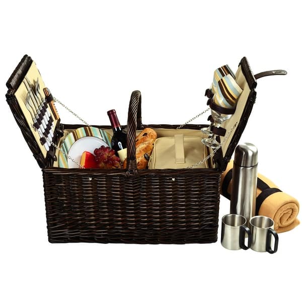 Household Essentials Small Reed Willow Waste Basket - Brown
